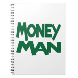 Immer ein Geld-Mann Notizblock
