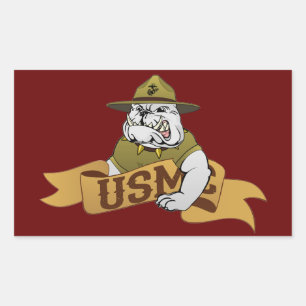 Immer ein Meer Rechteckiger Aufkleber