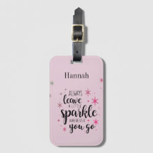 Immer ein wenig sparkle Personalisiert Verlassen