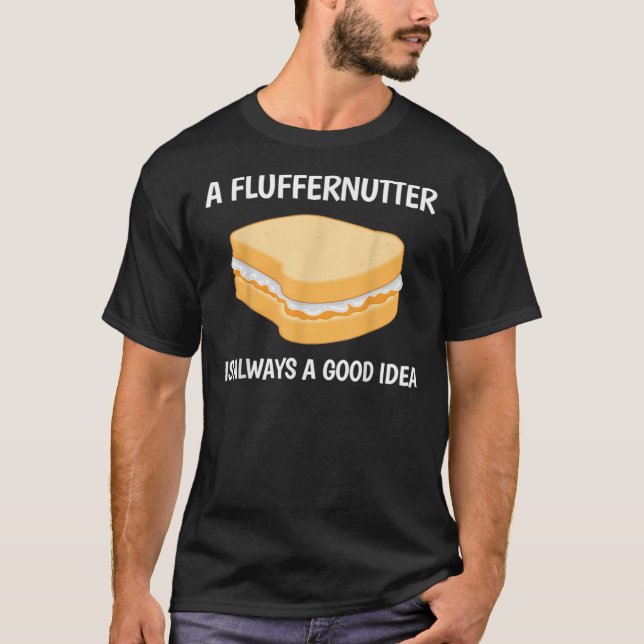 Immer eine gute Idee Peanutss Butterfly Fluffernut T-Shirt (Vorderseite)
