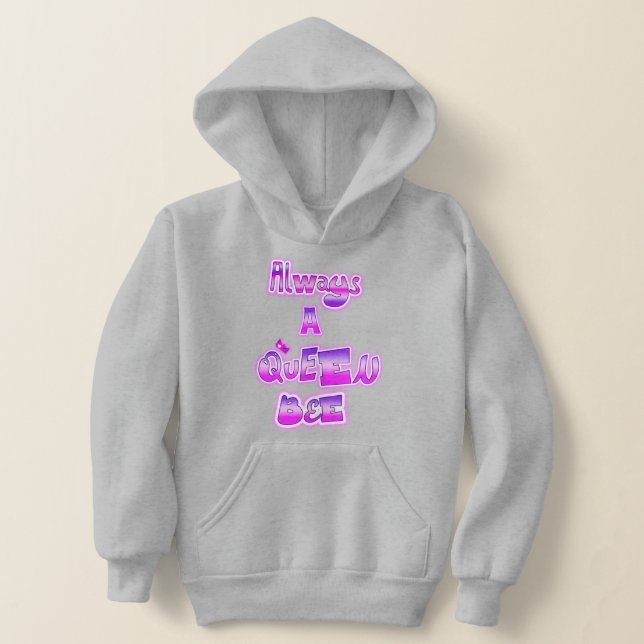 Immer eine Königin Bienenmädchen Hoodie (Ablage )
