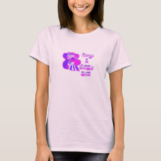 Immer eine Königinnen-Biene Hot-Pink-Taste T-Shirt