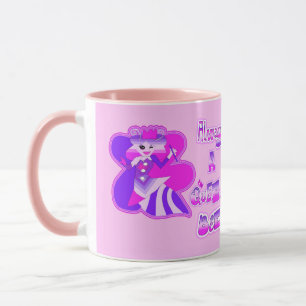 Immer eine Kuh-Biene-Baby-Rosa-Tasse Tasse