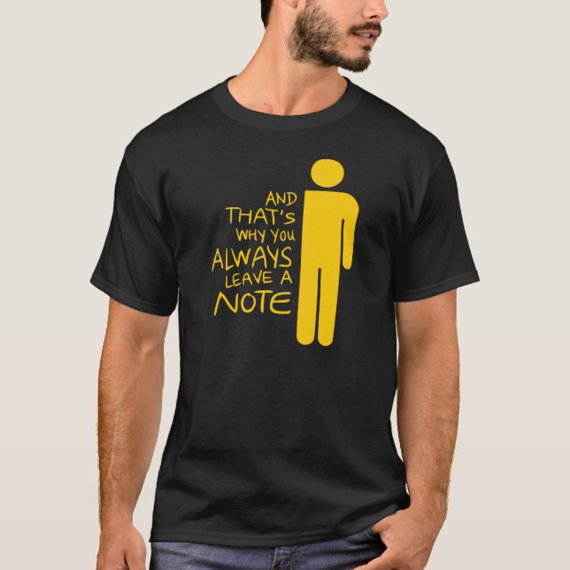 Immer eine Notiz hinterlassen Junge T-Shirt (Vorderseite)