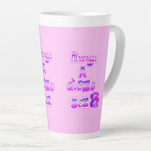 Immer eine Queen Baby Pink Latte Cup Milchtasse