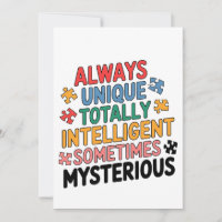 Immer einzigartig, manchmal völlig intelligent