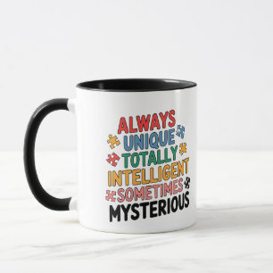 Immer einzigartig, manchmal völlig intelligent tasse