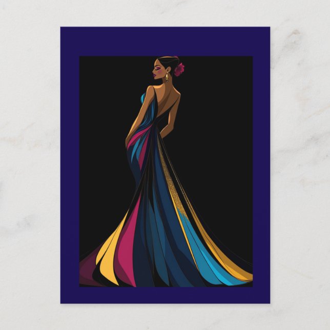 IMMER ELEGANT #6 POSTKARTE (Vorderseite)