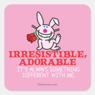 Immer etwas Anderes Quadratischer Aufkleber