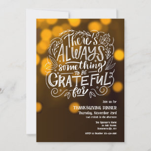 Immer etwas, das dem Erntedank zu danken ist Einladung