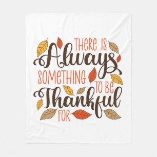 Immer etwas, wofür ich dankbar sein kann fleecedecke
