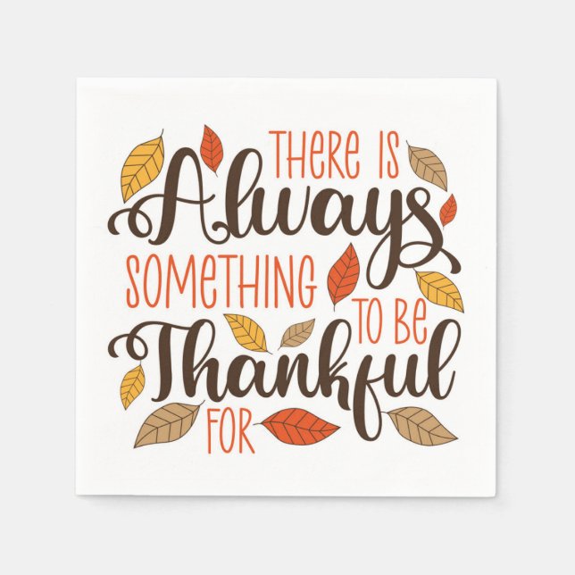 Immer etwas, wofür ich dankbar sein kann serviette (Vorderseite)