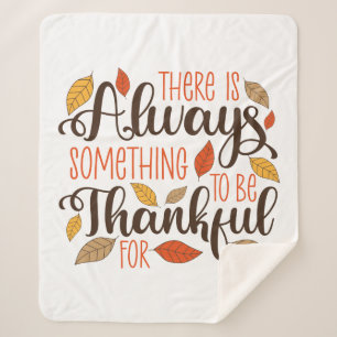 Immer etwas, wofür ich dankbar sein kann sherpadecke