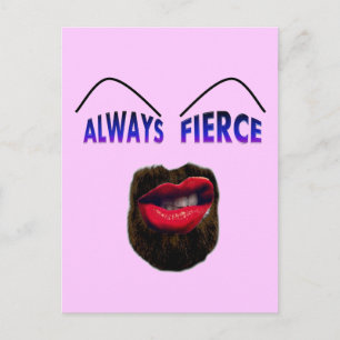 Immer Fierce Postkarte