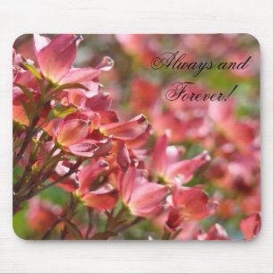 Immer & Forever Mauspad Hochzeiten Liebe Dogwoods