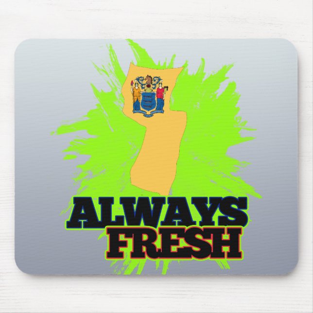 Immer frisches New-Jersey Mousepad (Vorne)