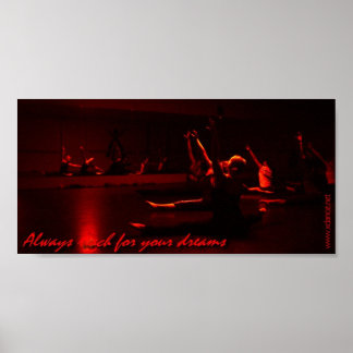 Immer für Ihre Träume erreichen! Poster