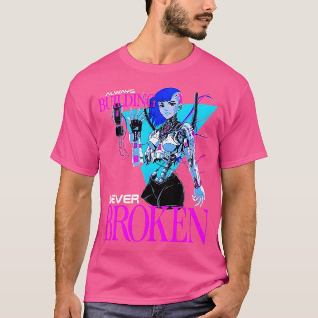 Immer Gebäude nie abgebrochen Workout-Bodybuilding T-Shirt (Vorderseite)