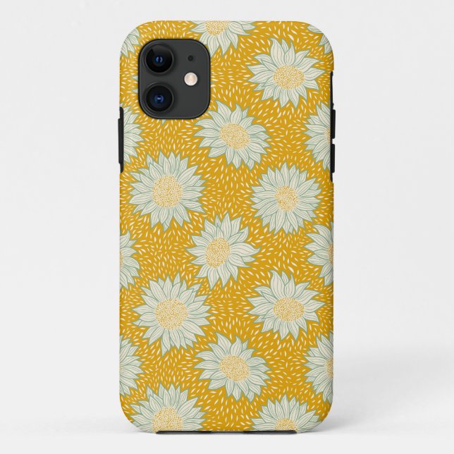 Immer gelb Sonnenblumen Case-Mate iPhone Hülle (Rückseite)