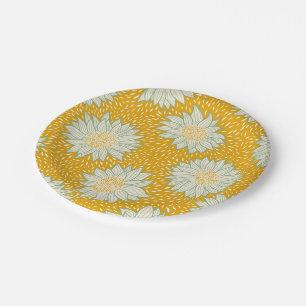 Immer gelb Sonnenblumen Pappteller