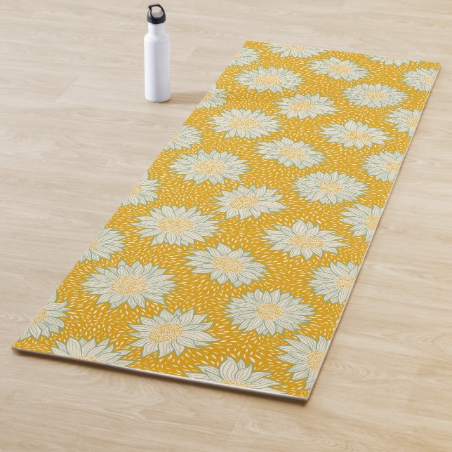 Immer gelb Sonnenblumen Yogamatte (Beispiel)