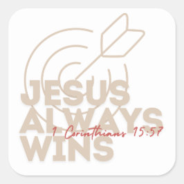 Immer gewinnt Sticker