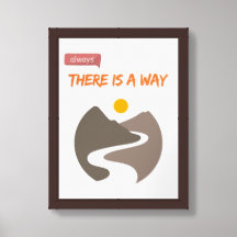 Immer gibt es eine Art Gerahmte Kunst