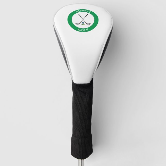 Immer Golf Logo - Cooler Golf Head Cover Headcover (Vorderseite)