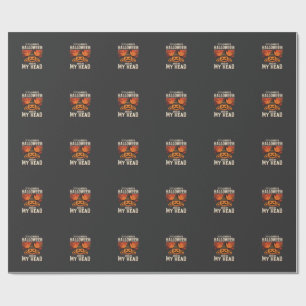 Immer Halloween-Kürbis-Hexen-Design_1 Geschenkpapier