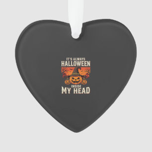 Immer Halloween-Kürbis-Hexen-Design_1 Ornament