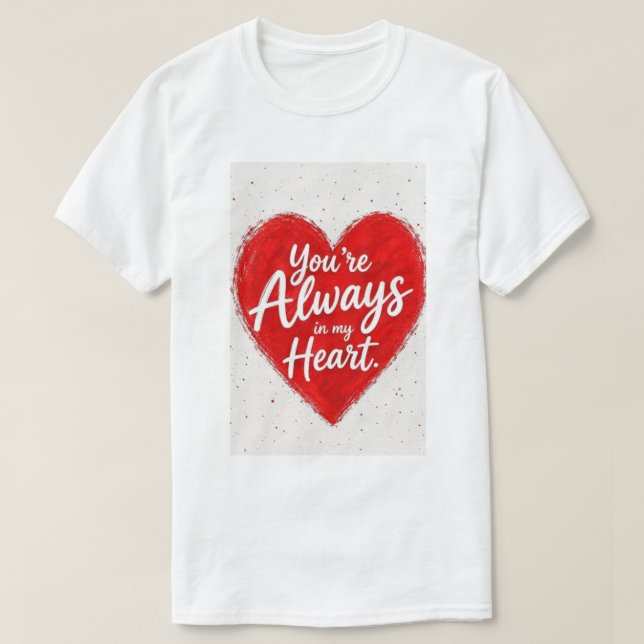 Immer Herz T-Shirt (Design vorne)