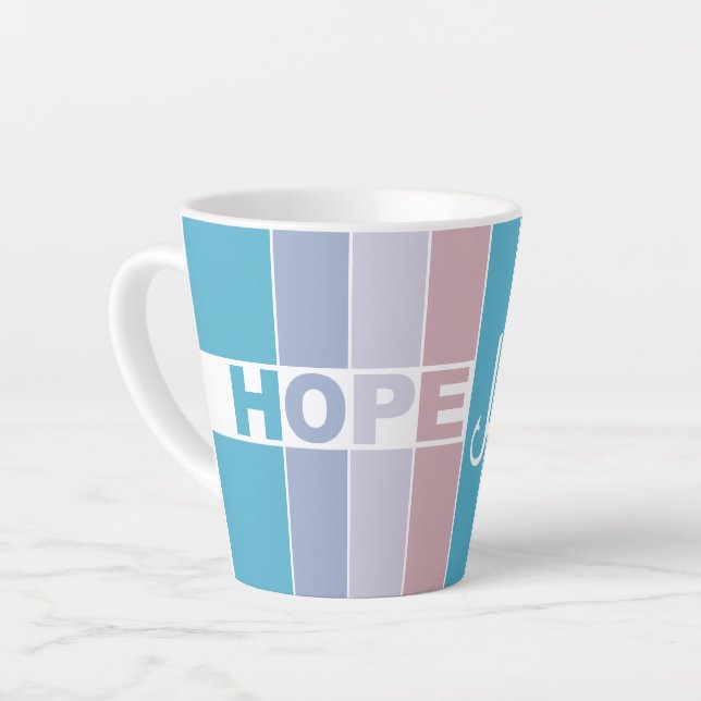 Immer Hoffnung haben Milchtasse (Linke Ecke)