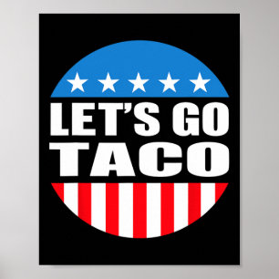 Immer Hühner raus gehen Taco Funny Meme Poster