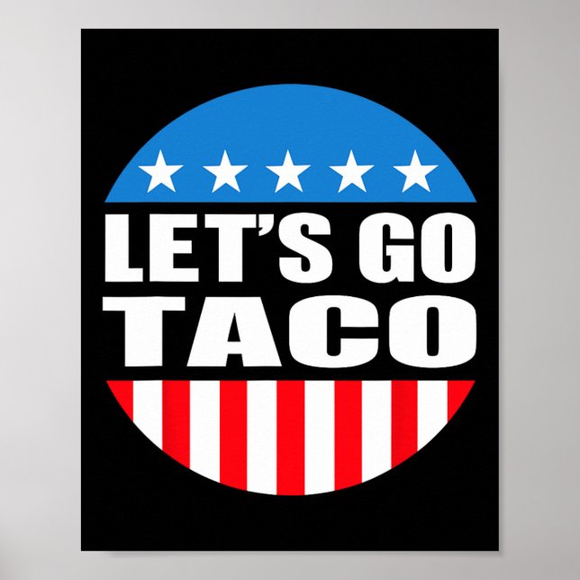 Immer Hühner raus gehen Taco Funny Meme Poster (Vorne)