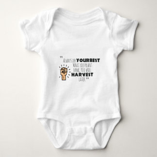 immer Ihr bestes motivierend Design Baby Strampler