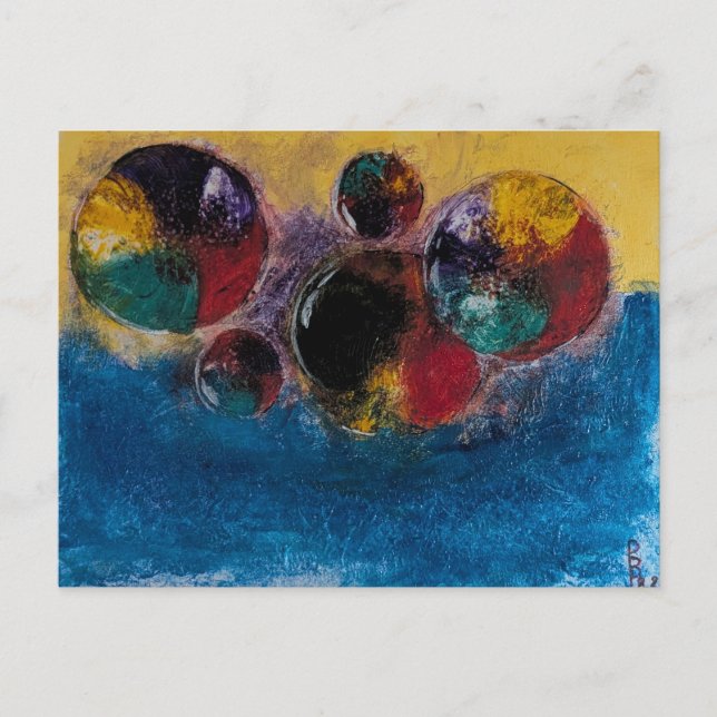 Immer Ihre Murmeln Behalten Postkarte (Vorderseite)