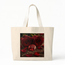 Immer Ihre romantische rote Rose Valentins Canvas
