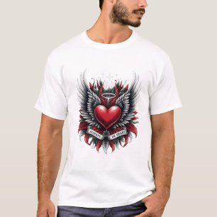 Immer im Herzen Typography T-Shirt