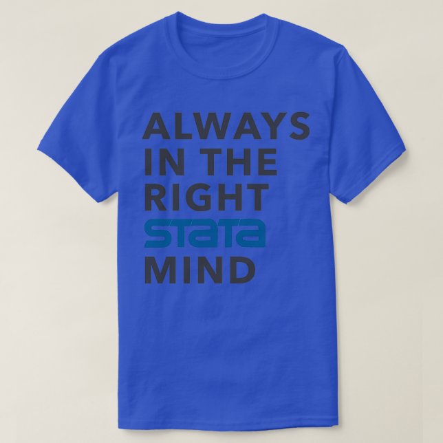 Immer im richtigen Stata-Geist 1 T-Shirt (Design vorne)
