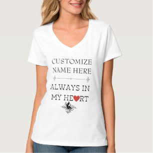 IMMER IN MEINEM HERZEN, MÜSSEN SIE DIE VORLAGE ZUR T-Shirt