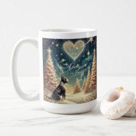 Immer in unserem Herz Weihnachtsschmuck Pit Bull Kaffeetasse