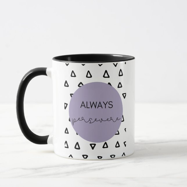Immer Inspiration fortsetzen Tasse (Links)