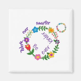 Immer klüger arbeiten, Be jemals kinder (© Mira) Magnet