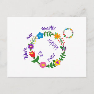 Immer klüger arbeiten, Be jemals kinder (© Mira) Postkarte