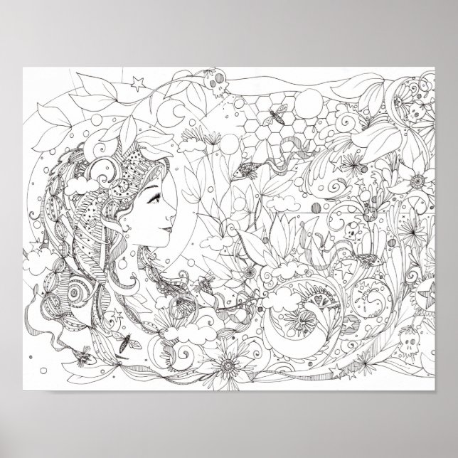 Immer langer Plakatdruck Poster (Vorne)