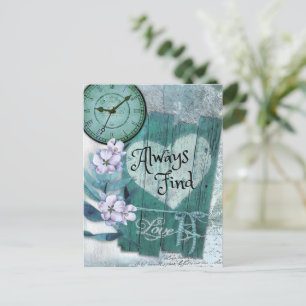 Immer Liebe finden Postkarte