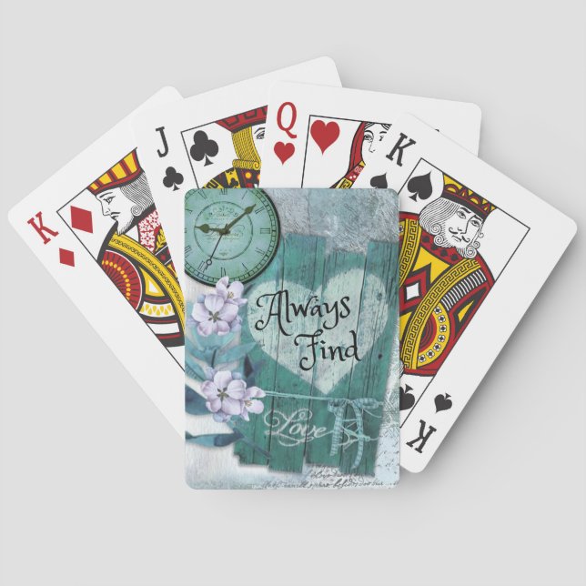 Immer Liebe finden Spielkarten (Rückseite)