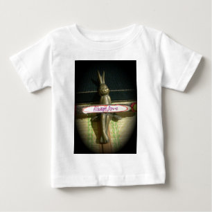 Immer Liebe Inspiration-Kaninchen-Kunstdruckdesign Baby T-shirt