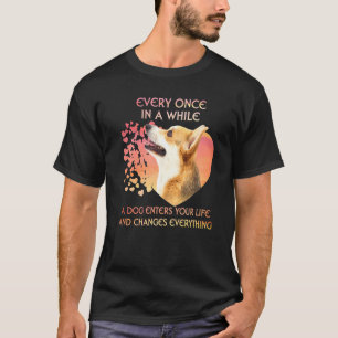 Immer mal wieder betritt ein Hund dein Leben walis T-Shirt