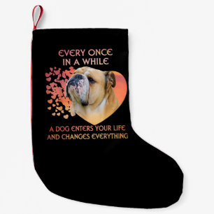 Immer mal wieder fängt ein Hund in dein Leben ein Kleiner Weihnachtsstrumpf
